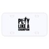 Personalized 3 X 6 Heavy Duty Plastic License Plate Thumbnail