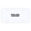 Personalized 3 X 6 Heavy Duty Plastic License Plate Thumbnail