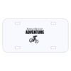 Personalized 3 X 6 Heavy Duty Plastic License Plate Thumbnail
