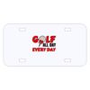 Personalized 3 X 6 Heavy Duty Plastic License Plate Thumbnail