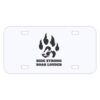 Personalized 3 X 6 Heavy Duty Plastic License Plate Thumbnail