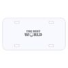 Personalized 3 X 6 Heavy Duty Plastic License Plate Thumbnail
