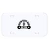 Personalized 3 X 6 Heavy Duty Plastic License Plate Thumbnail