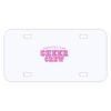 Personalized 3 X 6 Heavy Duty Plastic License Plate Thumbnail