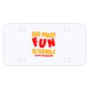Personalized 3 X 6 Heavy Duty Plastic License Plate Thumbnail