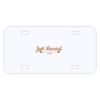 Personalized 3 X 6 Heavy Duty Plastic License Plate Thumbnail