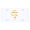 Personalized 3 X 6 Heavy Duty Plastic License Plate Thumbnail