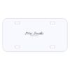 Personalized 3 X 6 Heavy Duty Plastic License Plate Thumbnail