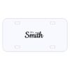 Personalized 3 X 6 Heavy Duty Plastic License Plate Thumbnail