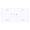 Personalized 3 X 6 Heavy Duty Plastic License Plate Thumbnail