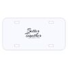 Personalized 3 X 6 Heavy Duty Plastic License Plate Thumbnail