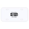Personalized 3 X 6 Heavy Duty Plastic License Plate Thumbnail