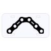 Personalized 3 X 6 Heavy Duty Plastic License Plate Thumbnail