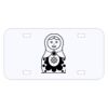 Personalized 3 X 6 Heavy Duty Plastic License Plate Thumbnail