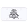 Personalized 3 X 6 Heavy Duty Plastic License Plate Thumbnail