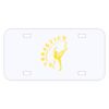 Personalized 3 X 6 Heavy Duty Plastic License Plate Thumbnail