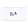 Personalized 3 X 6 Heavy Duty Plastic License Plate Thumbnail
