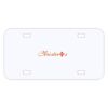 Personalized 3 X 6 Heavy Duty Plastic License Plate Thumbnail