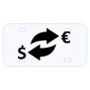 Personalized 3 X 6 Heavy Duty Acrylic / Plastic License Plate Thumbnail