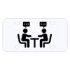 Personalized 3 X 6 Heavy Duty Acrylic / Plastic License Plate Thumbnail