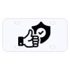 Personalized 3 X 6 Heavy Duty Acrylic / Plastic License Plate Thumbnail