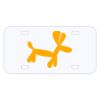 Personalized 3 X 6 Heavy Duty Acrylic / Plastic License Plate Thumbnail