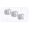 Personalized 3 X 6 Heavy Duty Acrylic / Plastic License Plate Thumbnail