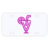 Personalized 3 X 6 Heavy Duty Acrylic / Plastic License Plate Thumbnail