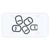 Personalized 3 X 6 Heavy Duty Acrylic / Plastic License Plate Thumbnail