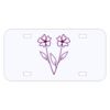Personalized 3 X 6 Heavy Duty Acrylic / Plastic License Plate Thumbnail