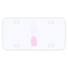Personalized 3 X 6 Heavy Duty Acrylic / Plastic License Plate Thumbnail