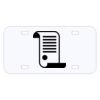 Personalized 3 X 6 Heavy Duty Acrylic / Plastic License Plate Thumbnail