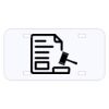 Personalized 3 X 6 Heavy Duty Acrylic / Plastic License Plate Thumbnail