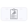 Personalized 3 X 6 Heavy Duty Acrylic / Plastic License Plate Thumbnail