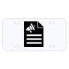 Personalized 3 X 6 Heavy Duty Acrylic / Plastic License Plate Thumbnail
