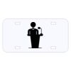 Personalized 3 X 6 Heavy Duty Acrylic / Plastic License Plate Thumbnail