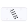 Personalized 3 X 6 Heavy Duty Acrylic / Plastic License Plate Thumbnail