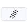 Personalized 3 X 6 Heavy Duty Acrylic / Plastic License Plate Thumbnail