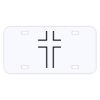 Personalized 3 X 6 Heavy Duty Acrylic / Plastic License Plate Thumbnail