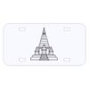 Personalized 3 X 6 Heavy Duty Acrylic / Plastic License Plate Thumbnail