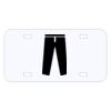 Personalized 3 X 6 Heavy Duty Acrylic / Plastic License Plate Thumbnail