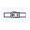 Personalized 3 X 6 Heavy Duty Acrylic / Plastic License Plate Thumbnail
