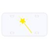 Personalized 3 X 6 Heavy Duty Acrylic / Plastic License Plate Thumbnail