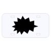 Personalized 3 X 6 Heavy Duty Acrylic / Plastic License Plate Thumbnail