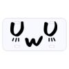 Personalized 3 X 6 Heavy Duty Acrylic / Plastic License Plate Thumbnail
