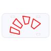 Personalized 3 X 6 Heavy Duty Acrylic / Plastic License Plate Thumbnail