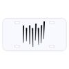 Personalized 3 X 6 Heavy Duty Acrylic / Plastic License Plate Thumbnail