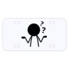 Personalized 3 X 6 Heavy Duty Acrylic / Plastic License Plate Thumbnail