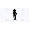 Personalized 3 X 6 Heavy Duty Acrylic / Plastic License Plate Thumbnail