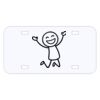 Personalized 3 X 6 Heavy Duty Acrylic / Plastic License Plate Thumbnail